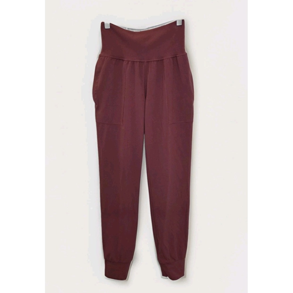 Athleta Salutation Jogger Coffeeberry Red Powervita Women's Yoga XXS